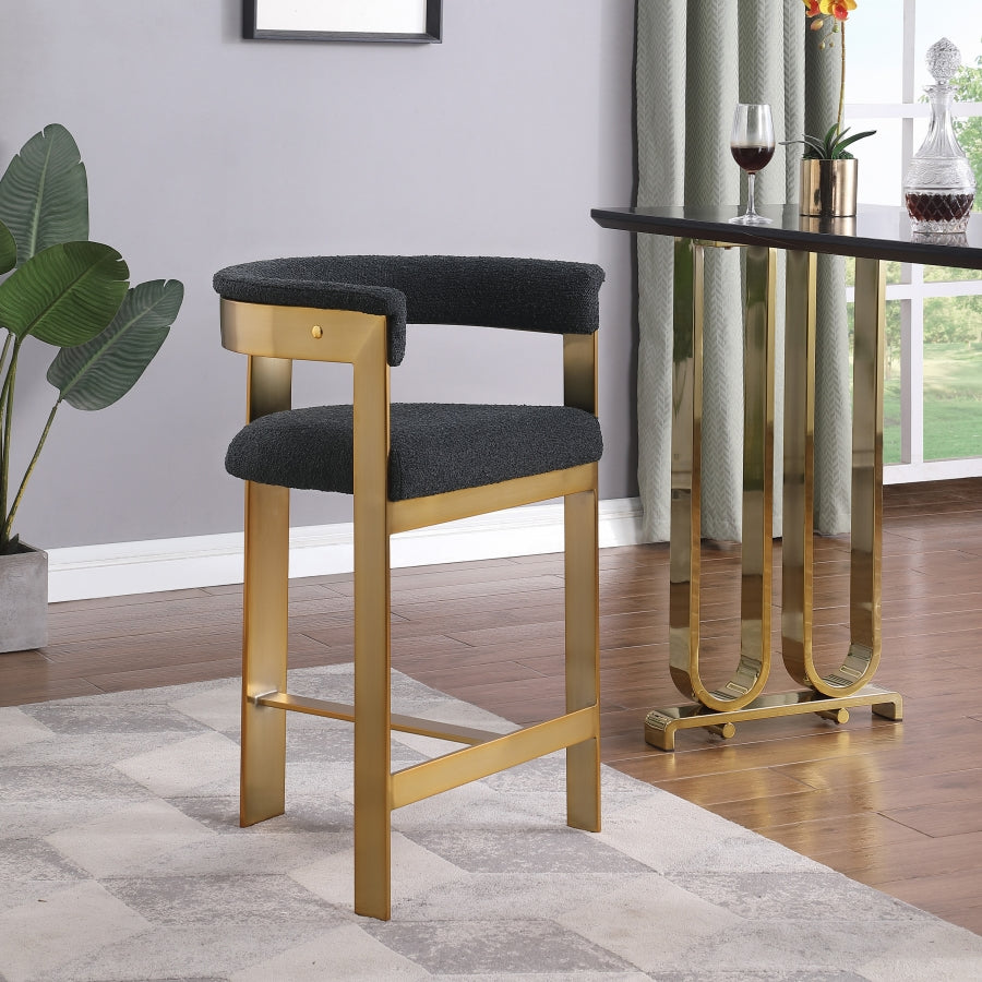 Tabourets de bar/comptoir en tissu Romeo Boucle