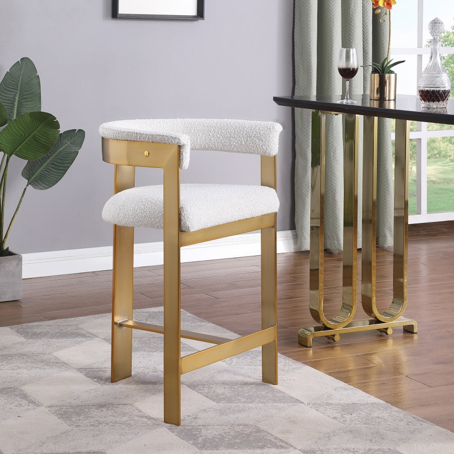 Tabourets de bar/comptoir en tissu Romeo Boucle