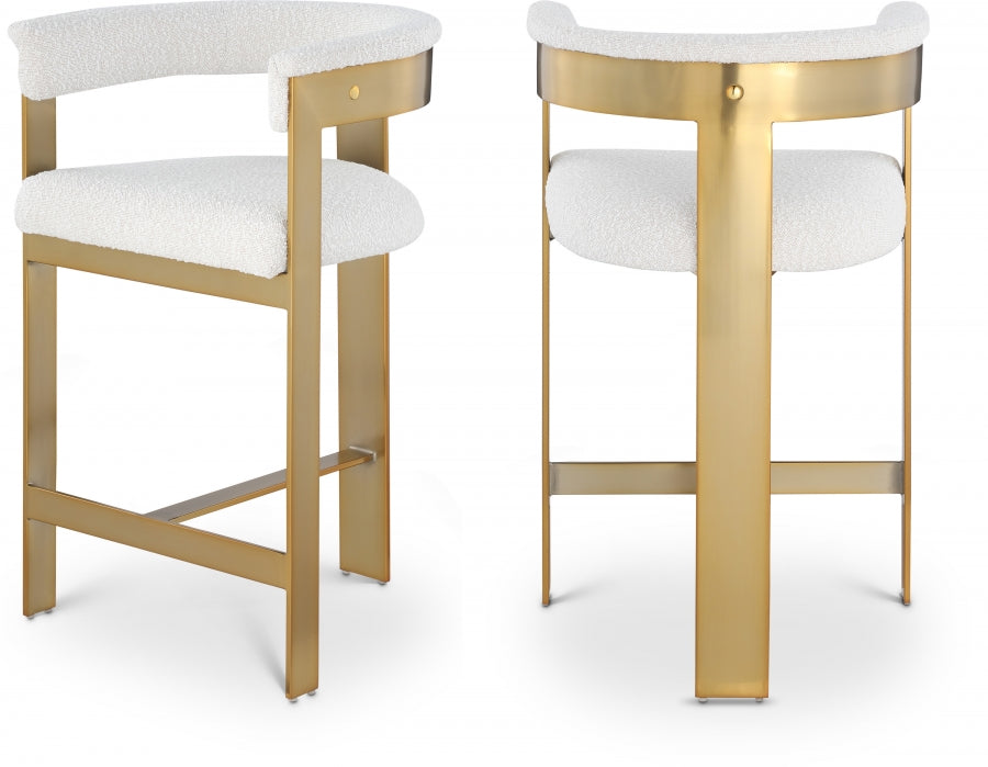 Tabourets de bar/comptoir en tissu Romeo Boucle