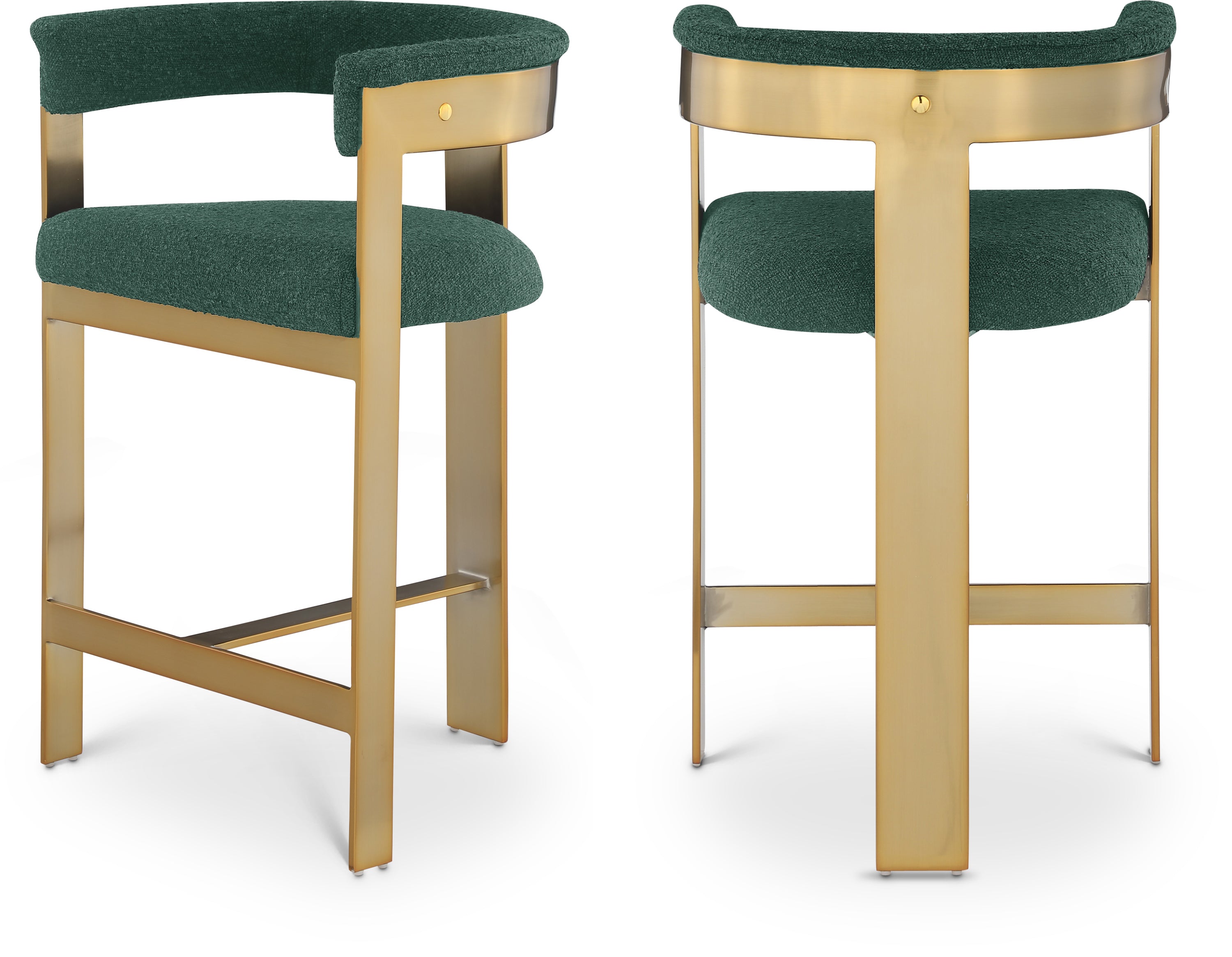 Tabourets de bar/comptoir en tissu Romeo Boucle