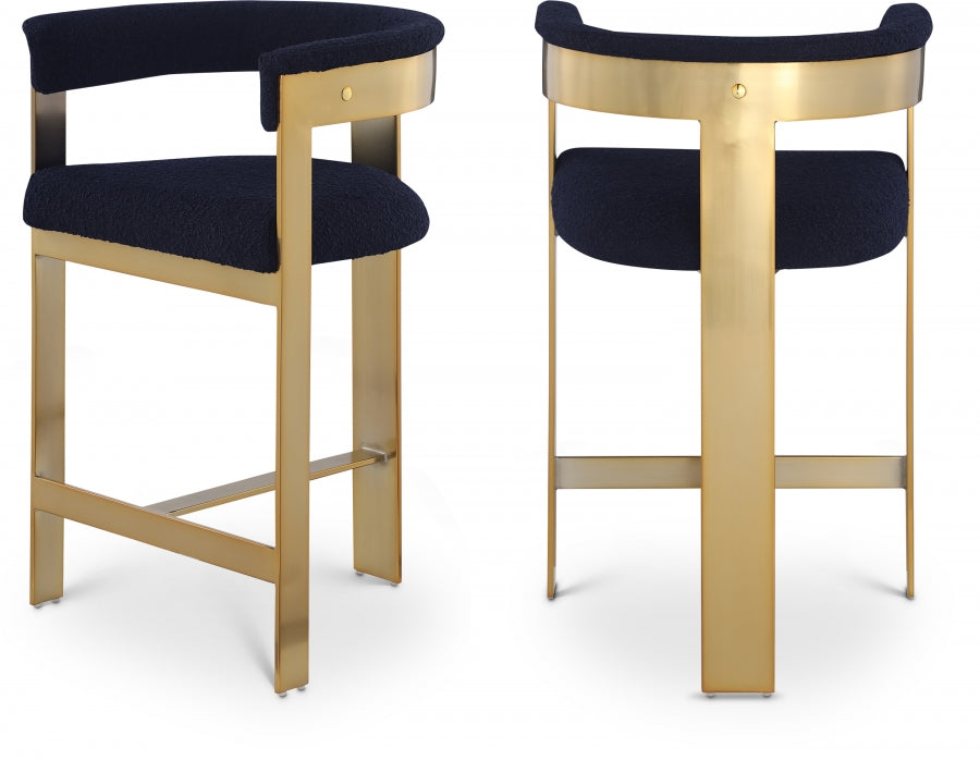 Tabourets de bar/comptoir en tissu Romeo Boucle