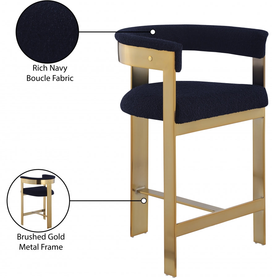 Tabourets de bar/comptoir en tissu Romeo Boucle