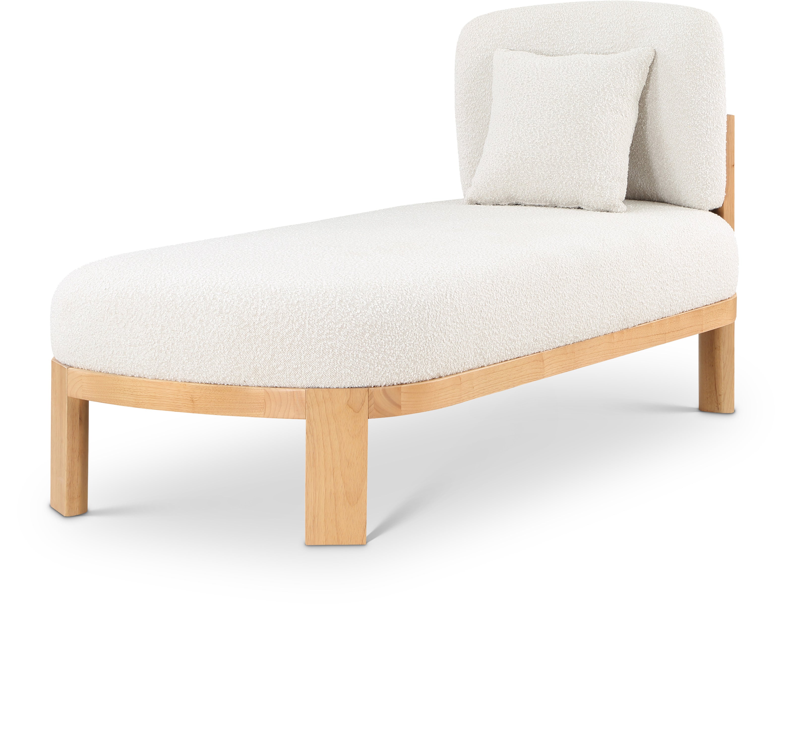 Chaise / Banc en tissu boucle Maybourne
