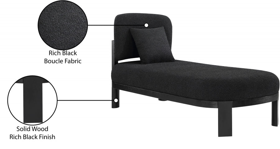 Chaise / Banc en tissu boucle Maybourne