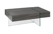 TABLE BASSE - GRIS ( Meuble Mtl )