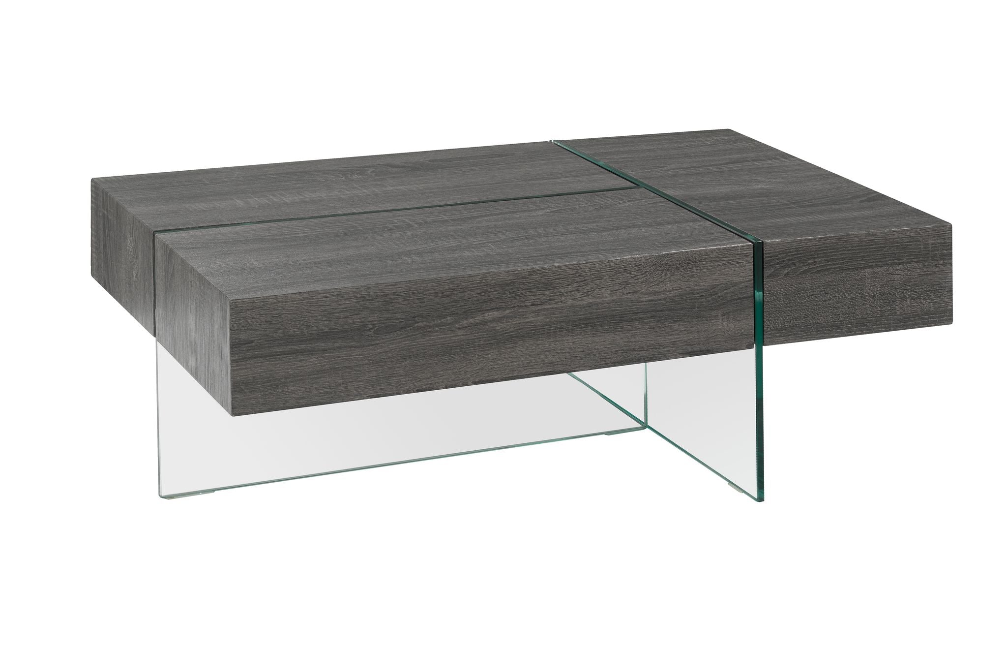 TABLE BASSE - GRIS ( Meuble Mtl )
