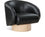 Gibson Vegan Leather Swivel Accent Chair