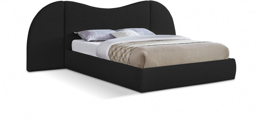Lit King En Tissu Bouclé Everest