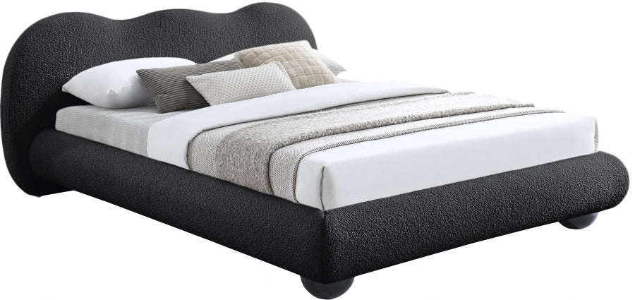 Lit Double En Tissu Bouclé Hyde