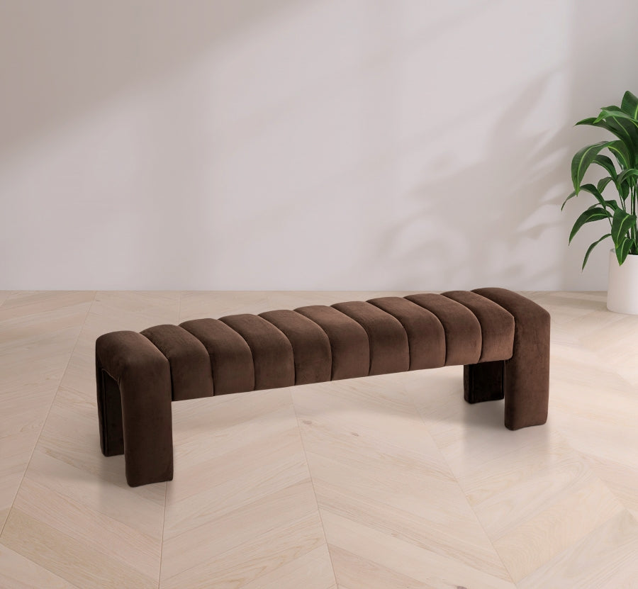 Banc en velours Andaz
