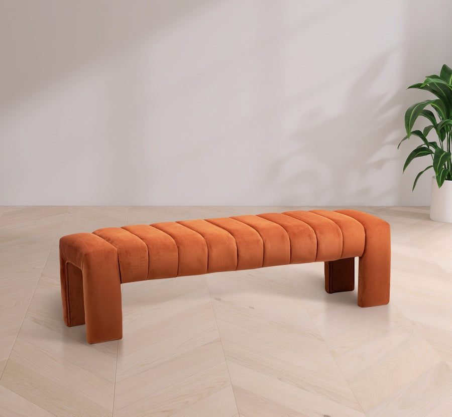 Banc en velours Andaz