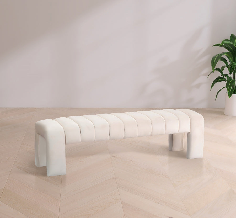 Banc en velours Andaz