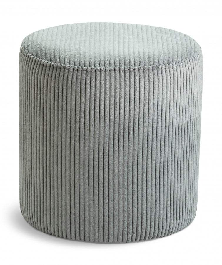 Pouf / tabouret en tissu microsuède Roy