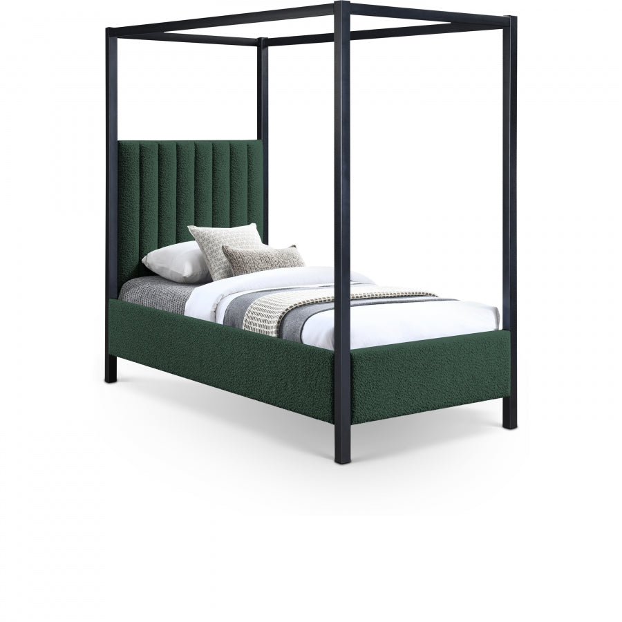 Lit simple en tissu boucle Kelly