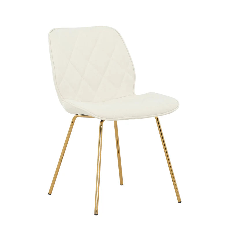 Ensemble de 2 chaises 3719 - Crème et Or Ellisville