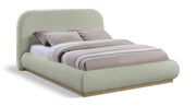 Lit queen en tissu chenille Vaughn