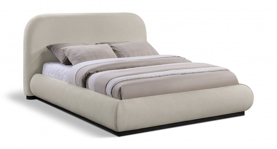 Lit queen en tissu chenille Vaughn
