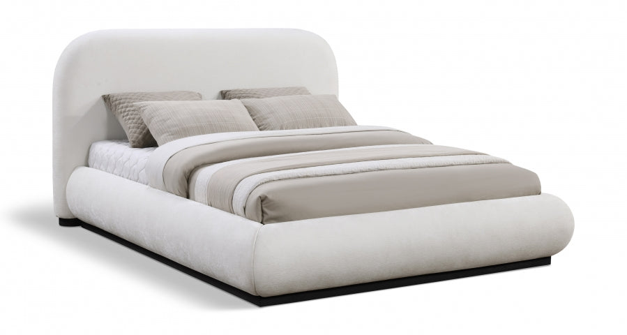 Lit queen en tissu chenille Vaughn