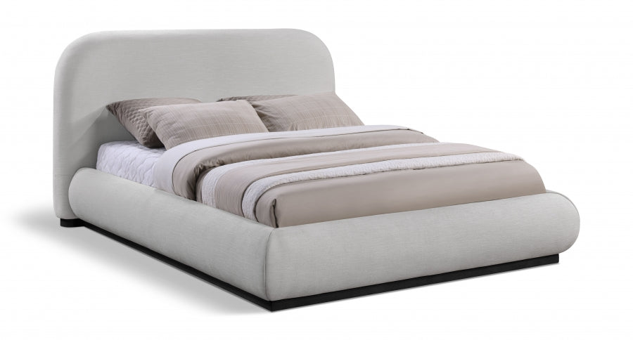 Lit queen en tissu chenille Vaughn