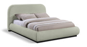 Lit queen en tissu chenille Vaughn