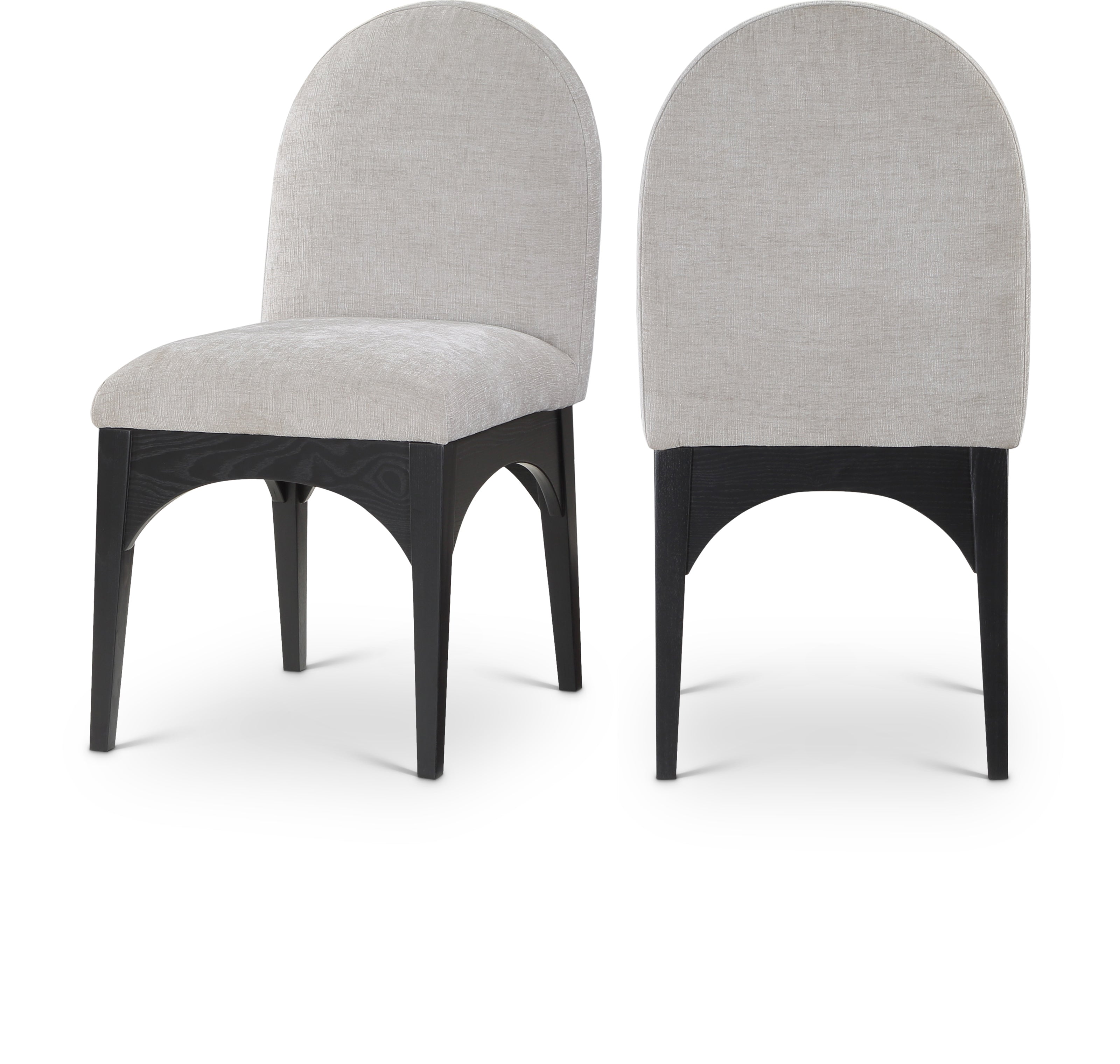 Chaise d'appoint de salle à manger en tissu chenille Waldorf