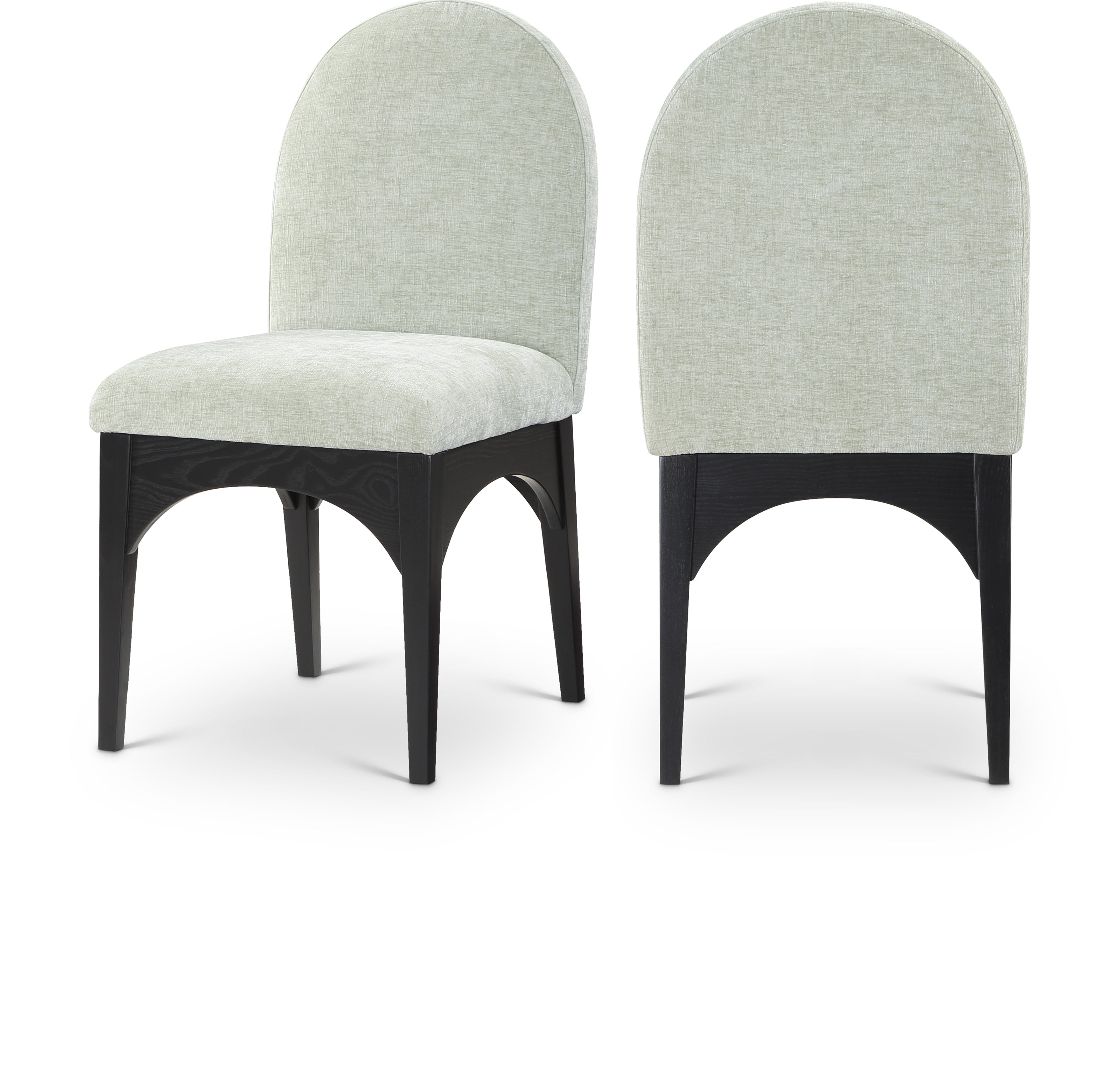 Chaise d'appoint de salle à manger en tissu chenille Waldorf