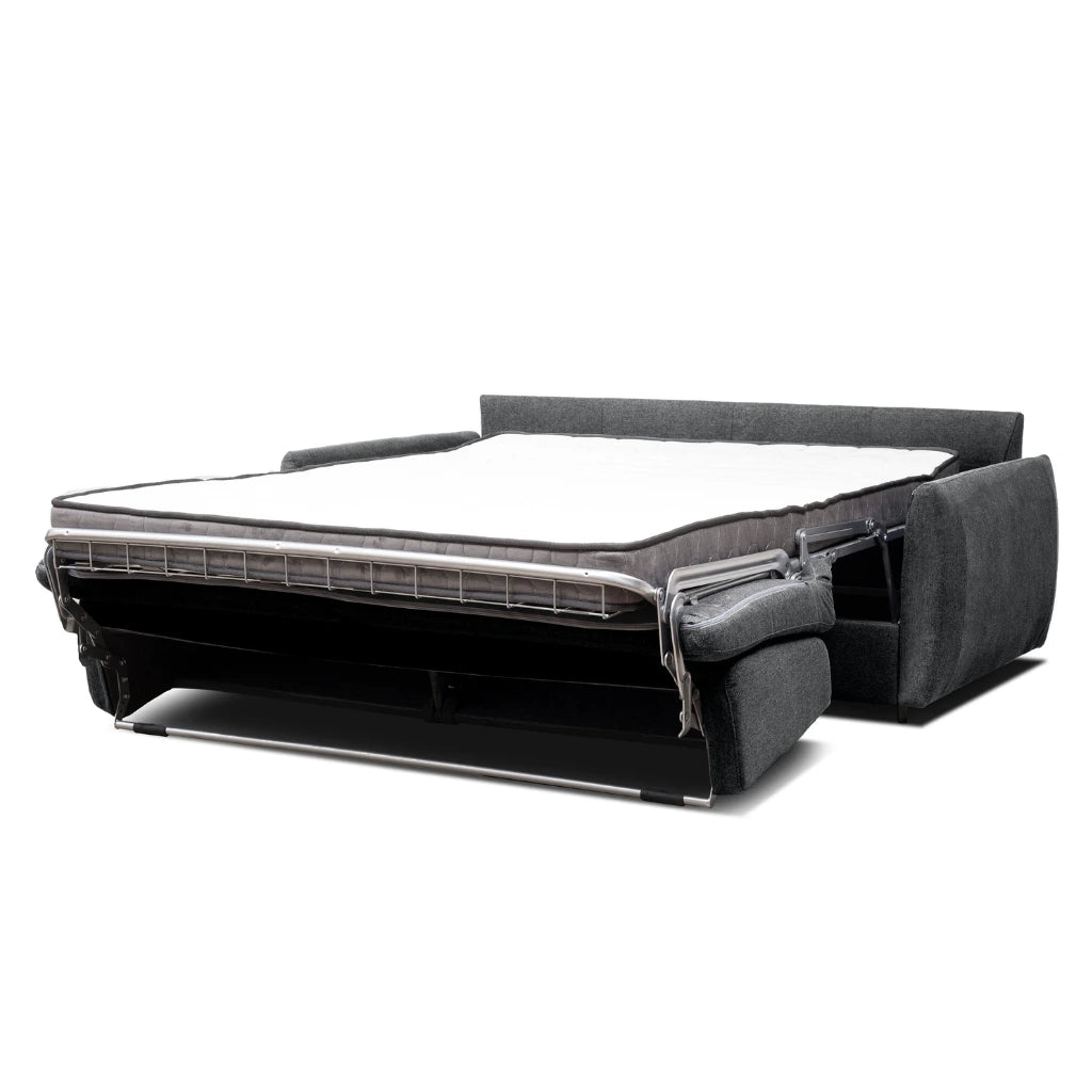 Canapé-lit Vitale gris foncé – Moderne et confortable