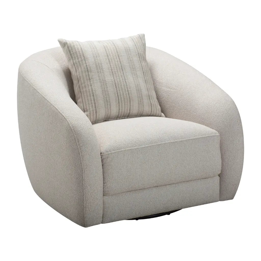 Sophy : Le Fauteuil Pivotant 360° au Fini Elly Almond