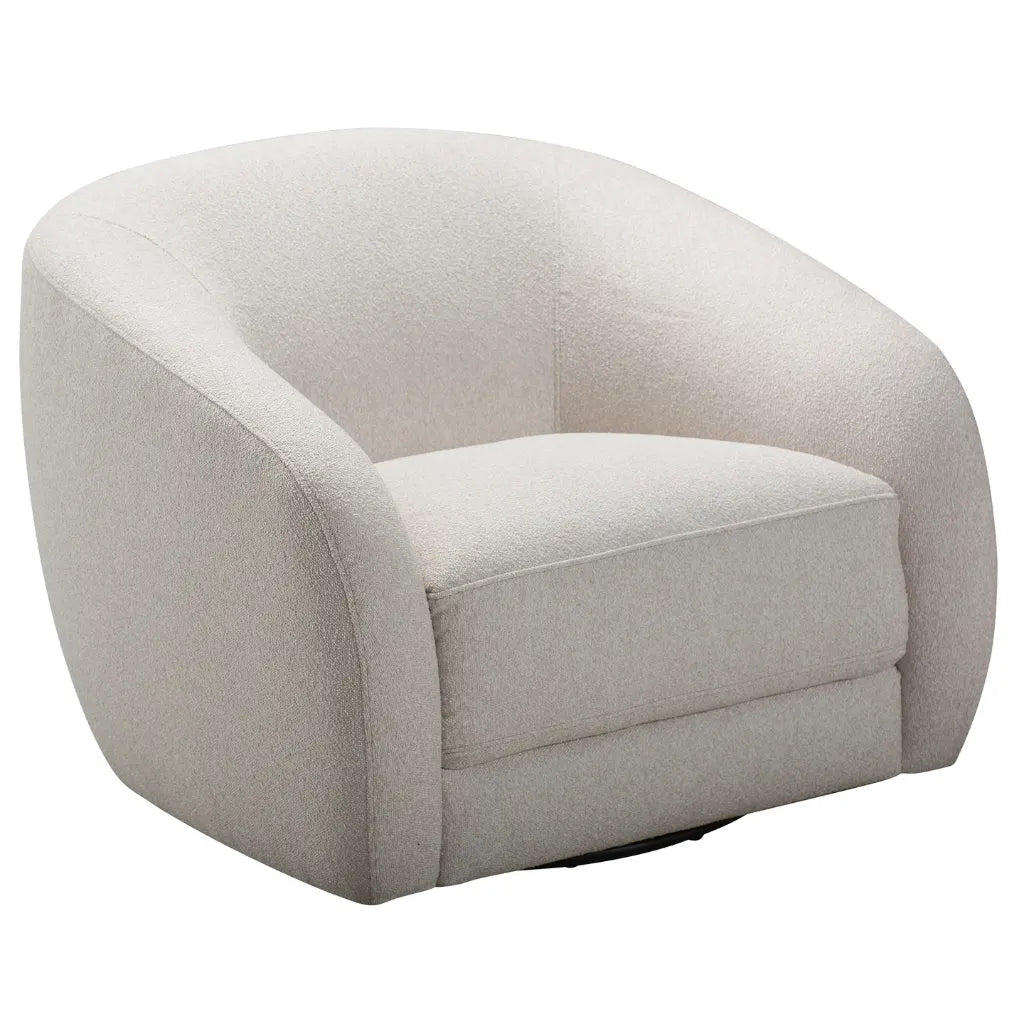 Fauteuil Sophy Barksdale | Confort Pivotant Crème de 40"