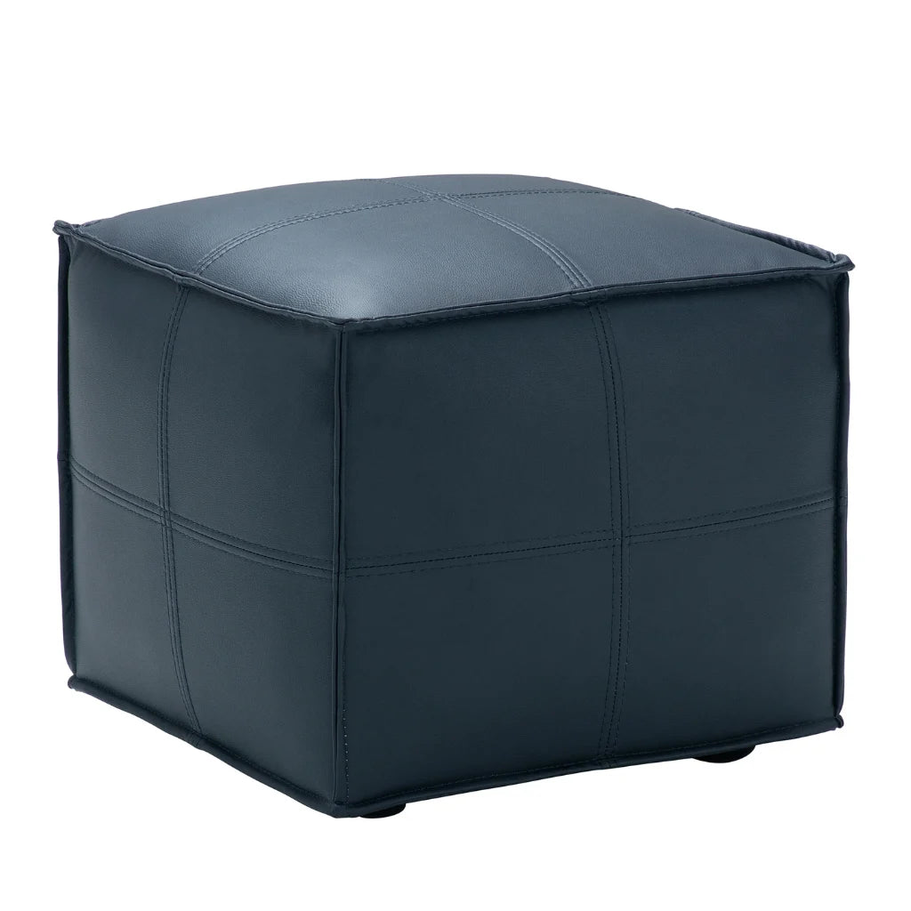 Pouf Silo Barksdale | Siège d'Appoint 20" Indigo