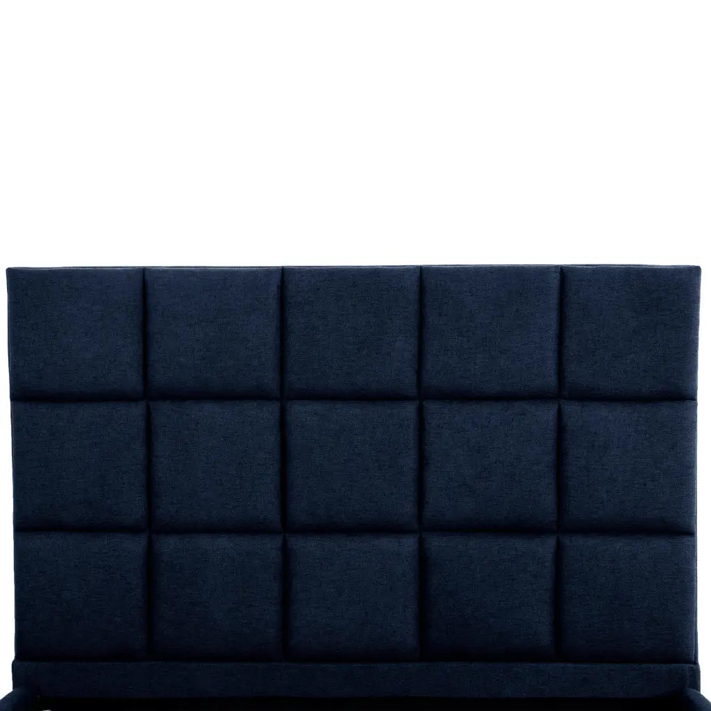 Lit London :  Tête de Lit Royale 55" en Linen Blue