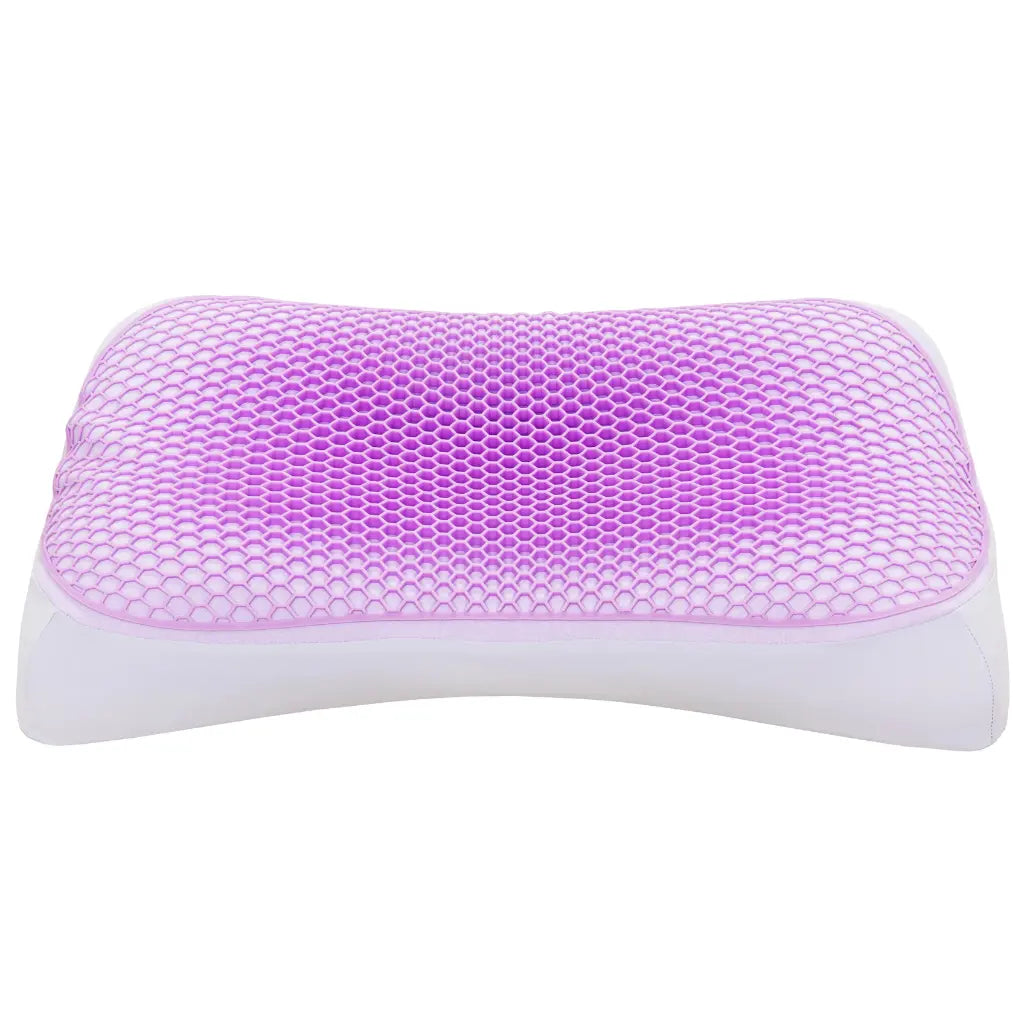 Revive : Pack de 8 Oreillers à Contour et Grille TPE Mauve