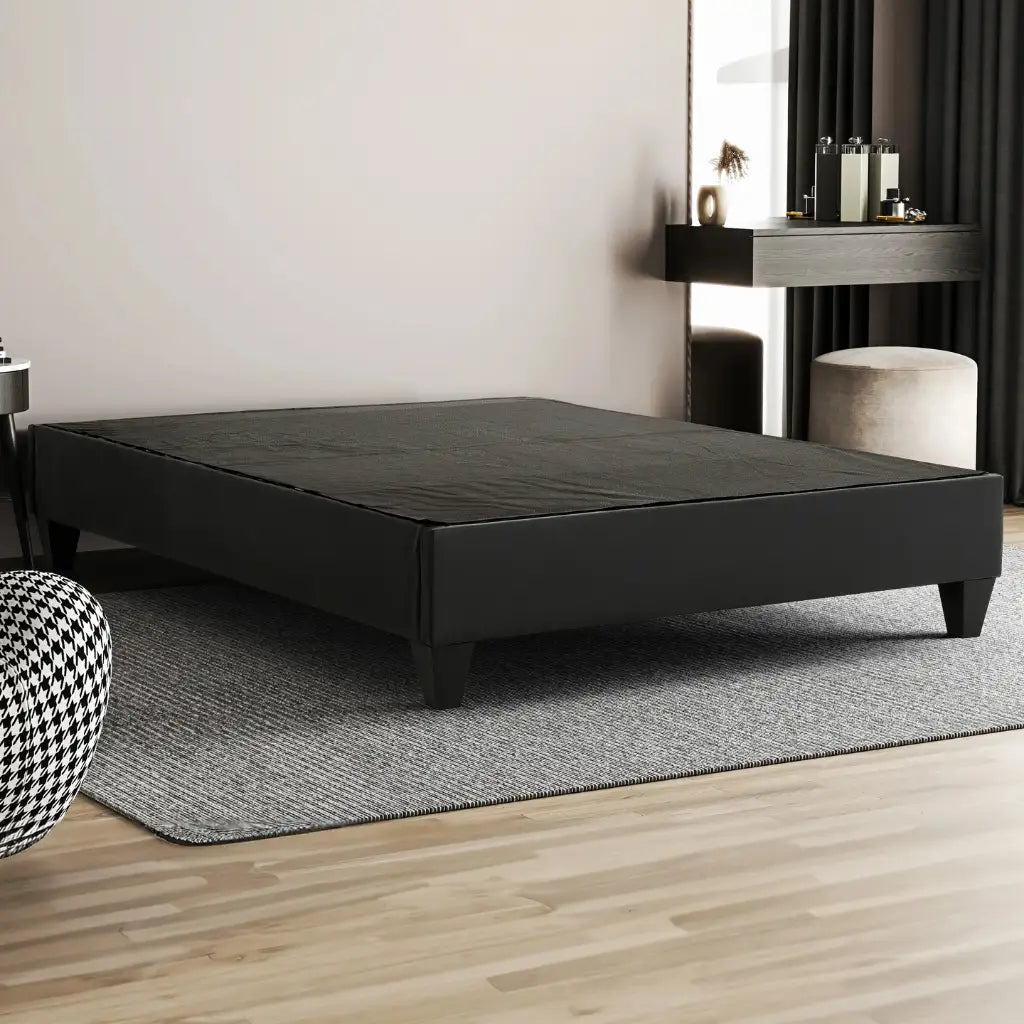 Base EZ Base PU Noir | Plateforme en Faux Cuir