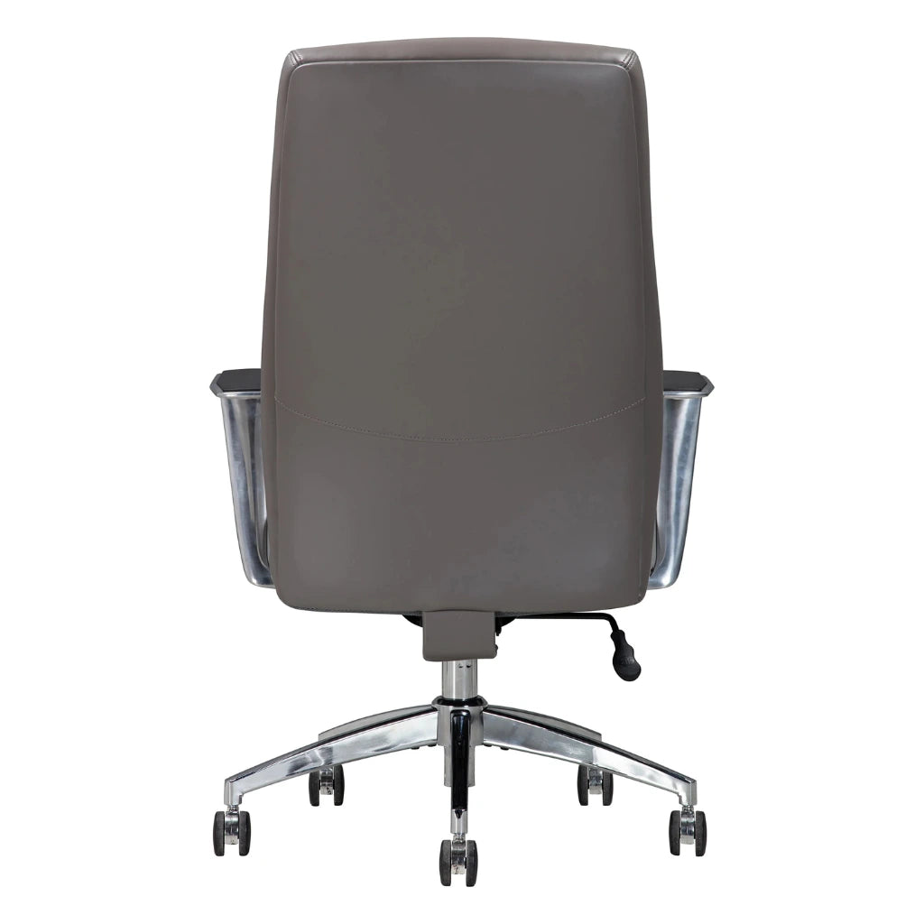 Sealy Ken : Fauteuil de Bureau à Dossier Haut Gris Mirage