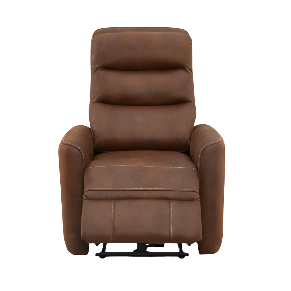 Cole Chaise Inclinable Électrique Tissu Brun Foncé Palerme