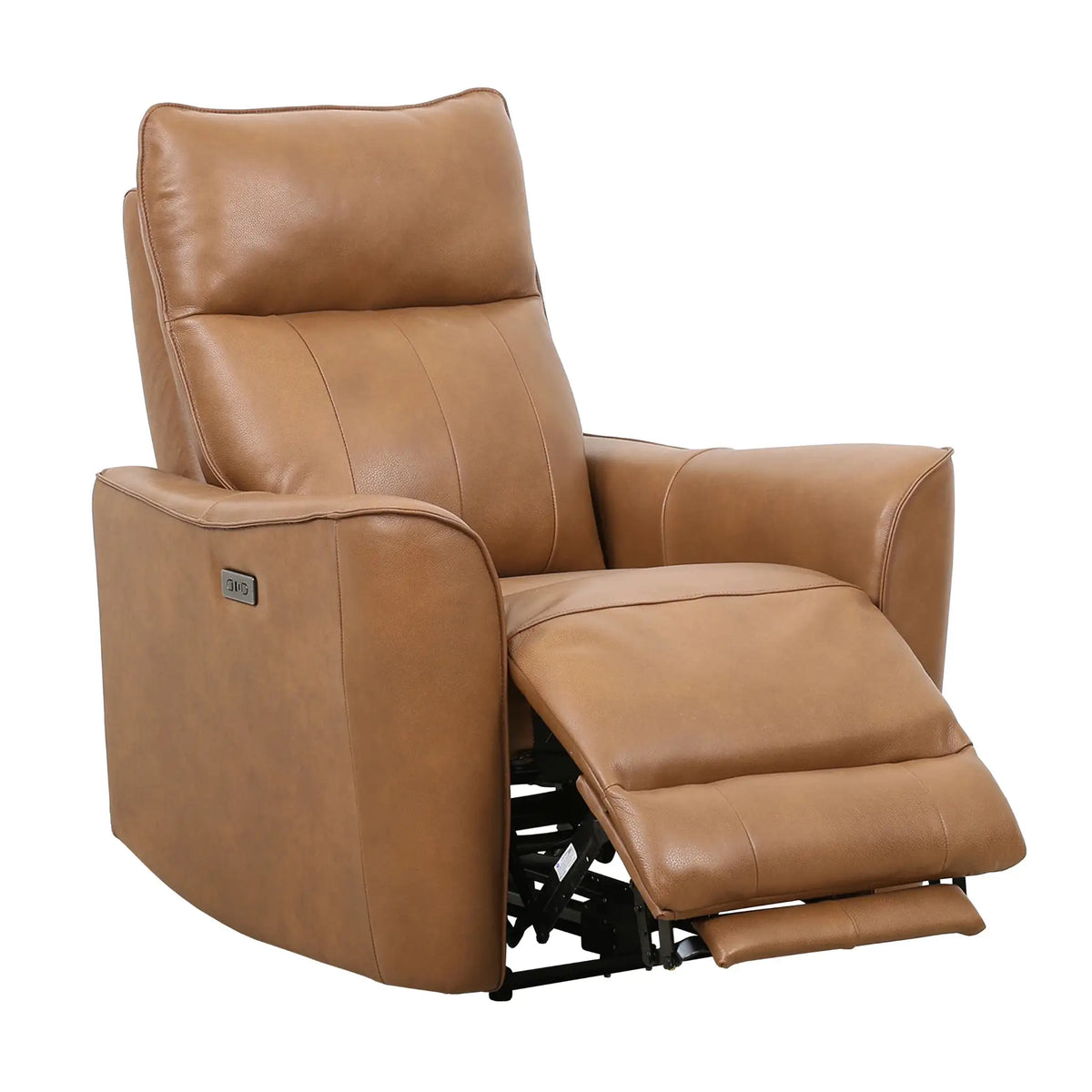 Primo Conrad Fauteuil Inclinable Électrique en Cuir Brun Palermo