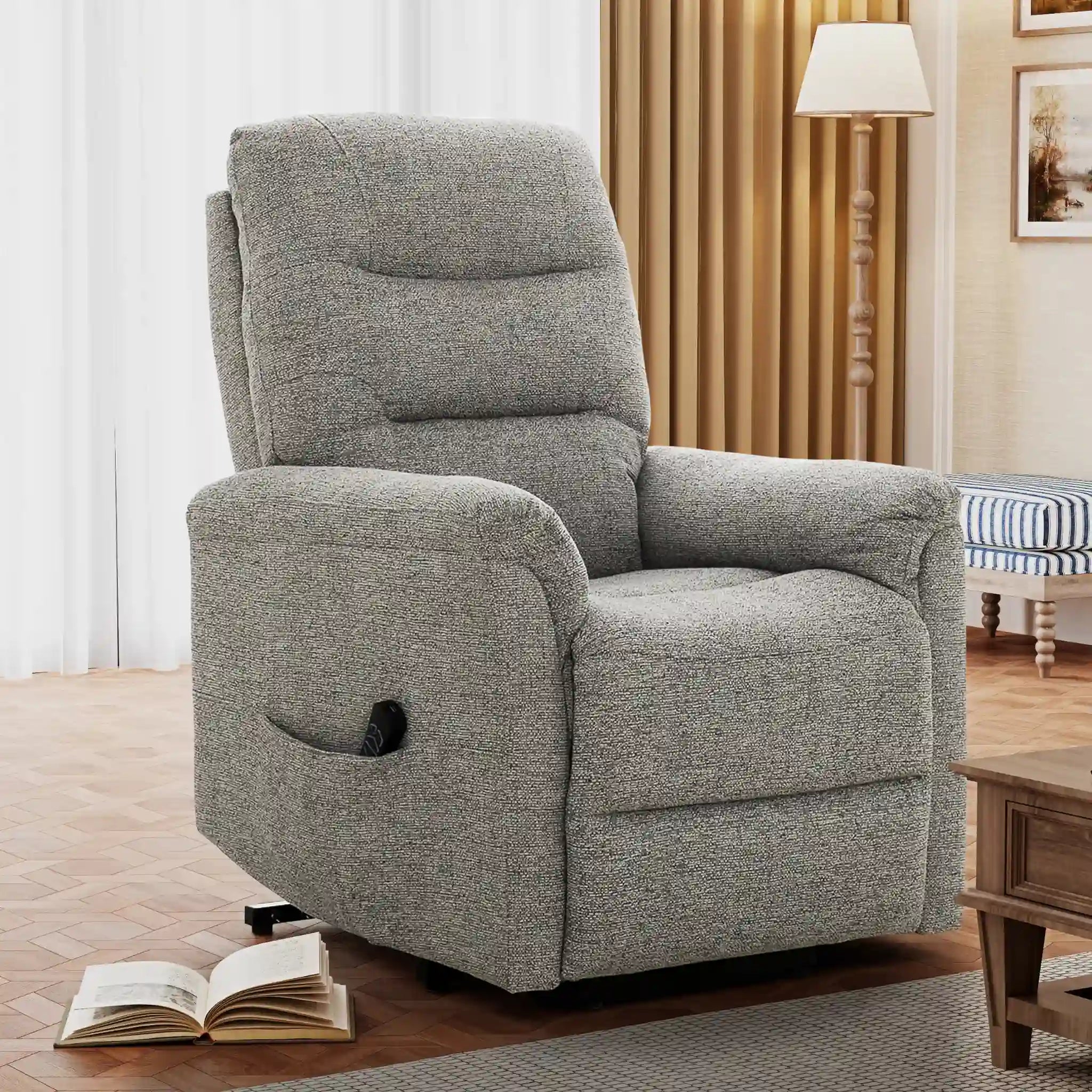 Stearns & Foster Amalie Fauteuil Inclinable Petit Espace Releveur Électrique