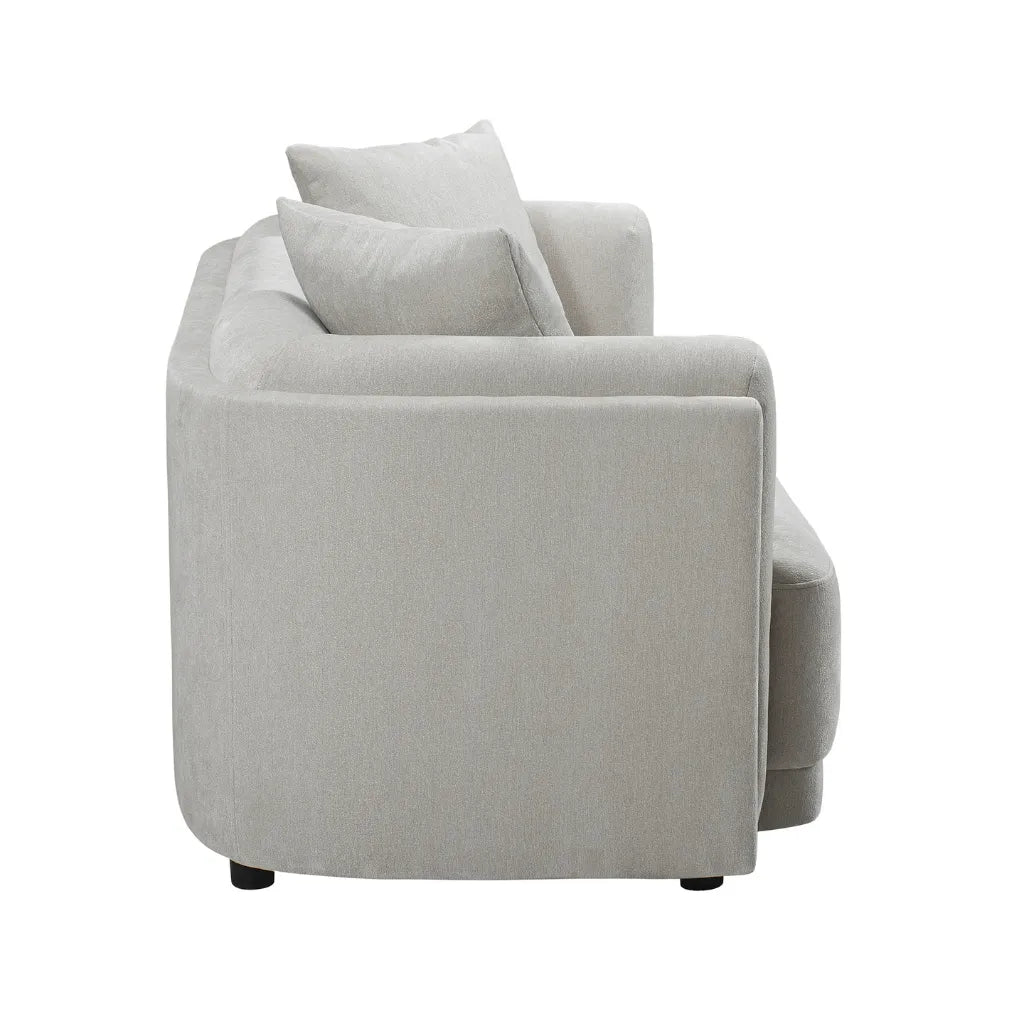 Causeuse Wilson taupe – Style moderne et compact