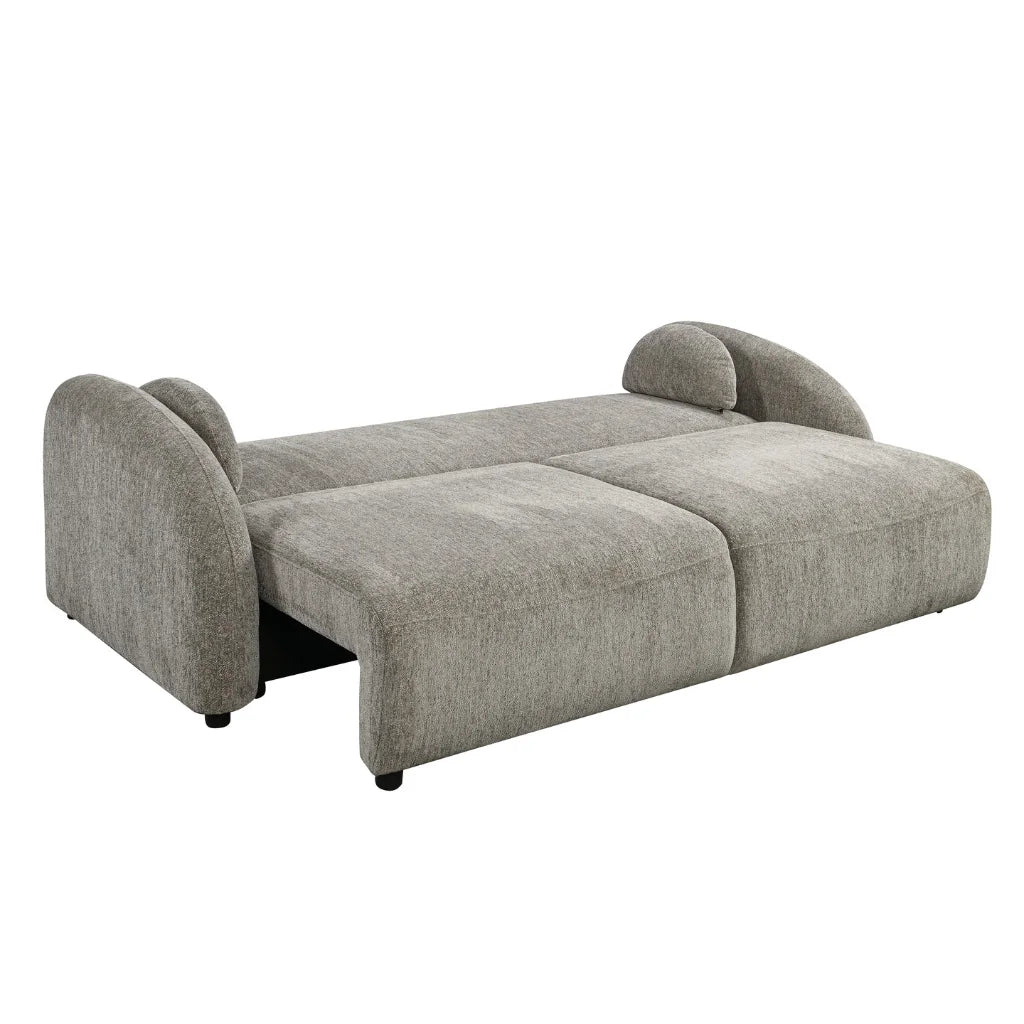 Canapé-lit Bellview en tissu Raven Gris