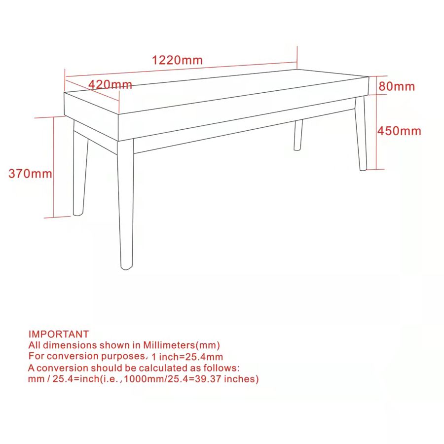 Banc de galets en crème et noir ( Meuble Mtl )