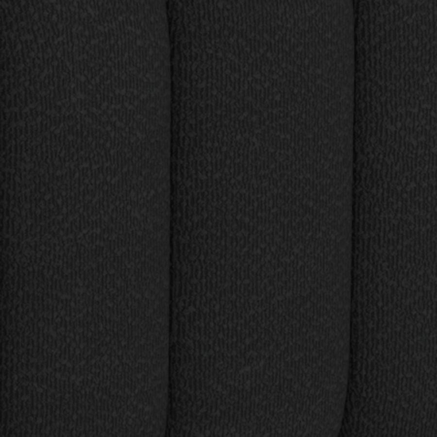 Grand banc pouf Rigel en boucle noire