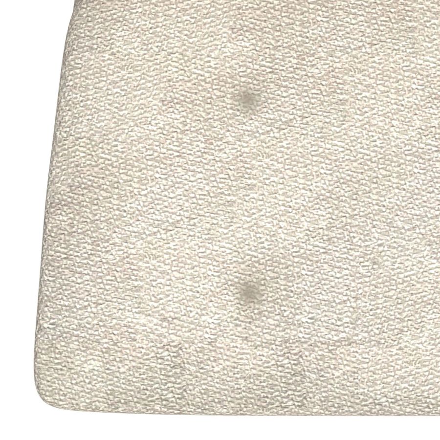 Chaise d'appoint Caleb en tissu beige et noir ( Meuble Mtl ) 