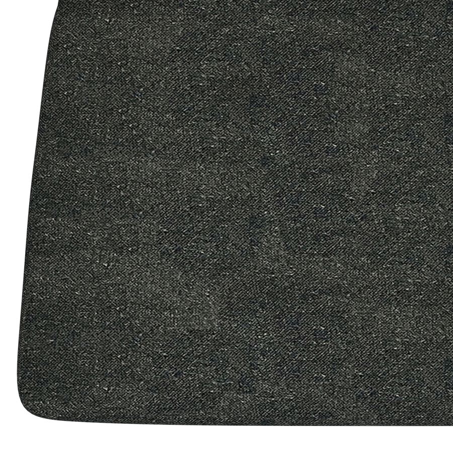 Chaise d'appoint Caleb en tissu charbon et noir ( Meuble Mtl )