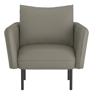 Chaise d'appoint Ryker en gris-beige et noir ( Meuble Mtl )