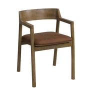 Chaise Zola en bois de manguier massif | Fini Blanc Lavé