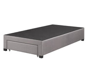Base de Lit Bradley | Gris | Tiroirs & Lattes | Toutes Tailles