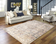 Tapis transitionnel Mercer 5x8 | Ivoire et Beige au fini vieilli