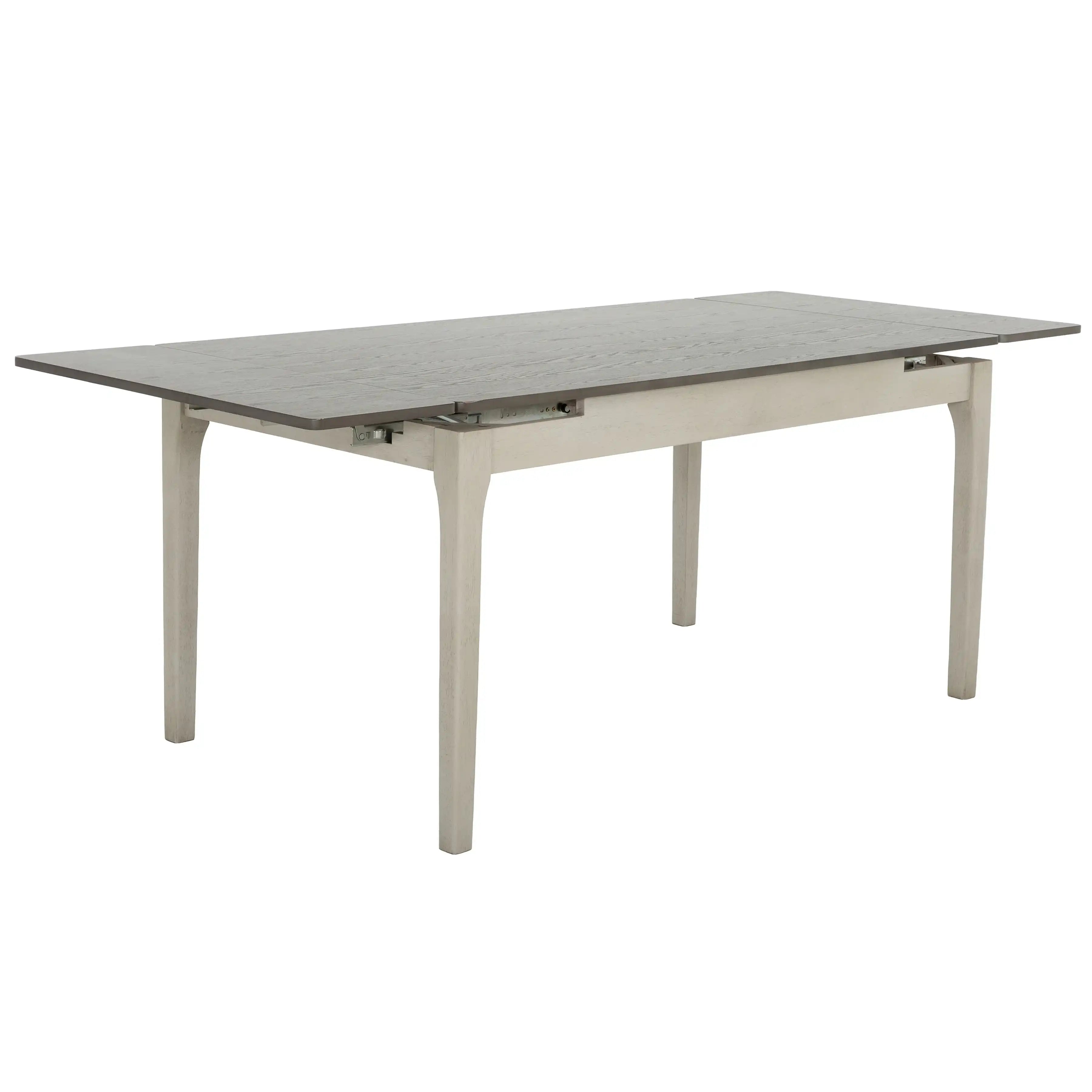 Table de Cuisine avec Rallonges Intégrées (59" à 83") et 4 Chaises - Primo