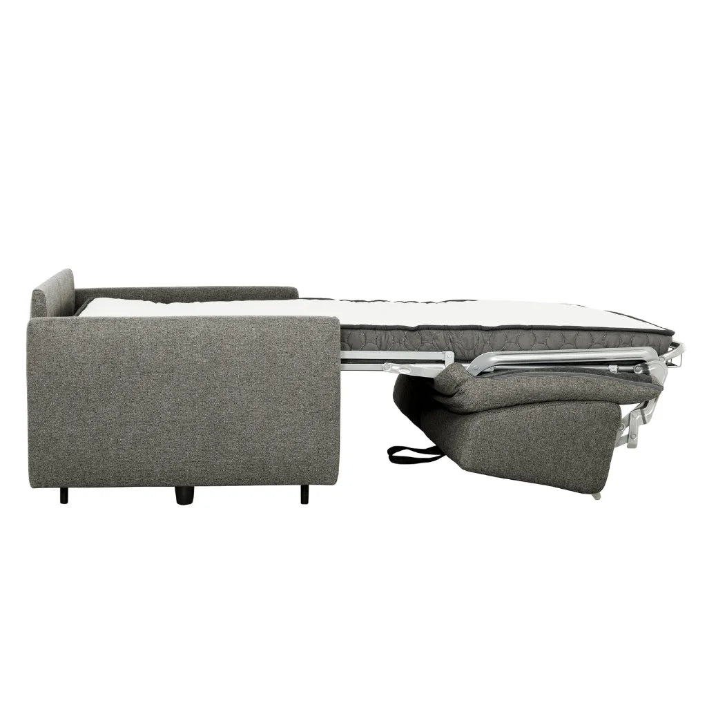 Canapé-lit Benito stone – Matelas mémoire de forme