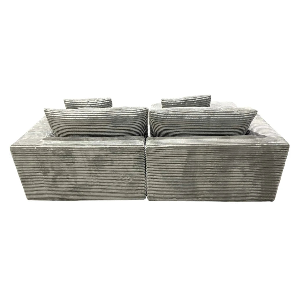 Canapé-lit Sealy Virgo gauche gris